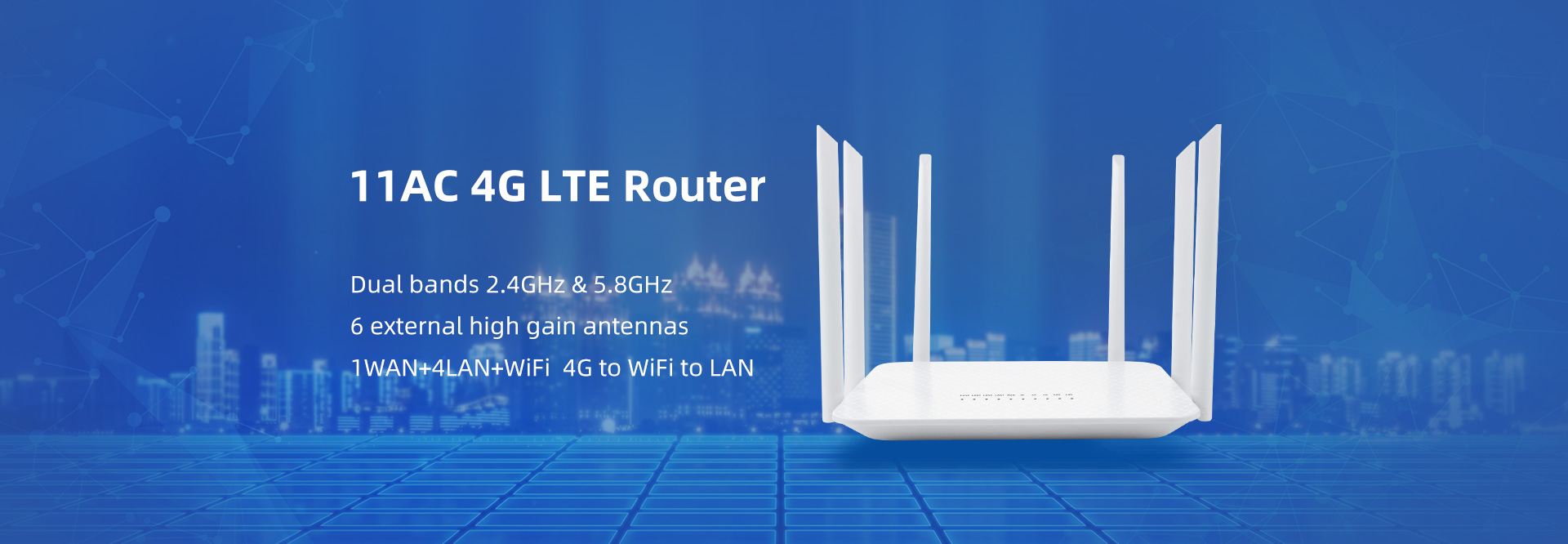 Dual band  4G wireless router